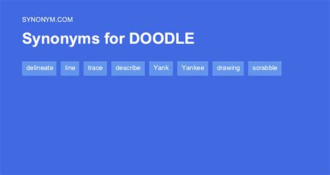 doodle synonym|doodle meaning in english.